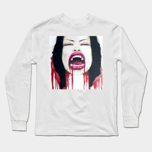 J Horror Zombie girl Long Sleeve T-Shirt